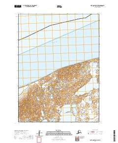 2020 Map of Port Moller D-5 NW, 2020 Print