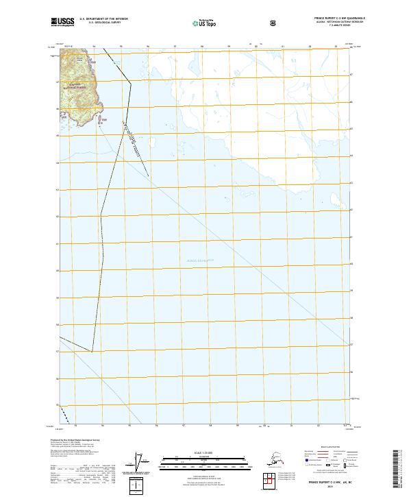USGS Topographic Map – Prince Rupert C-2 NW
