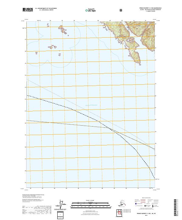 USGS Topographic Map – Prince Rupert C-3 NE