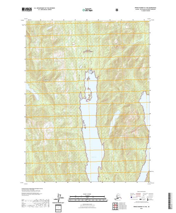 USGS Topographic Map – Prince Rupert D-3 NE