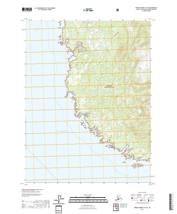 USGS Topographic Map – Prince Rupert D-3 SW
