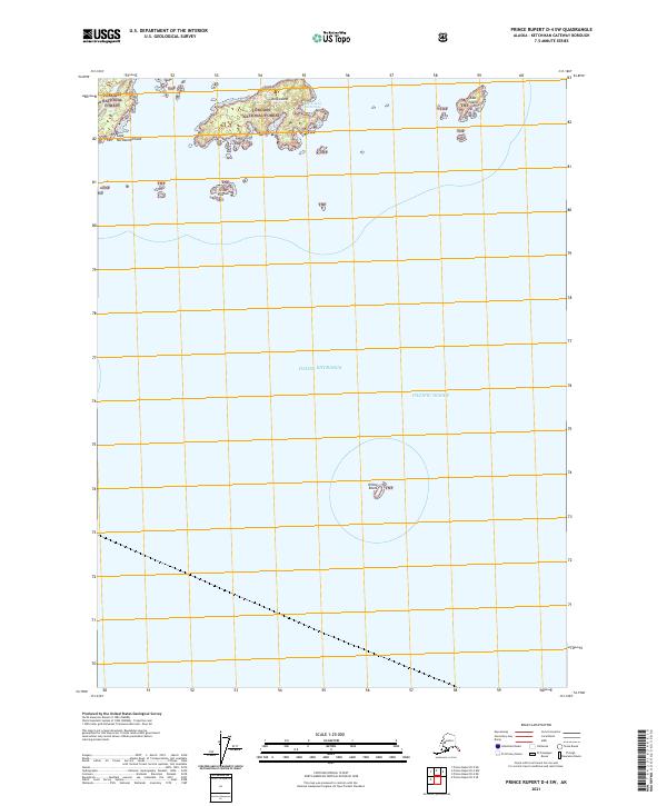 USGS Topographic Map – Prince Rupert D-4 SW