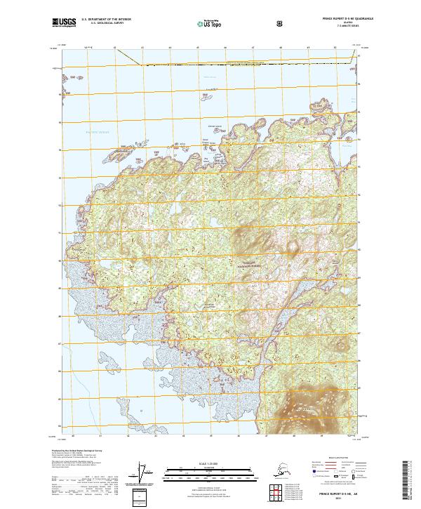 USGS Topographic Map – Prince Rupert D-5 NE