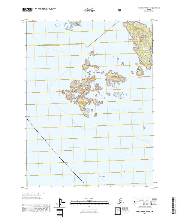 USGS Topographic Map – Prince Rupert D-5 NW