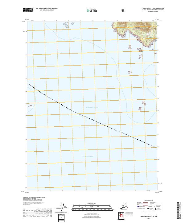 USGS Topographic Map – Prince Rupert D-5 SE