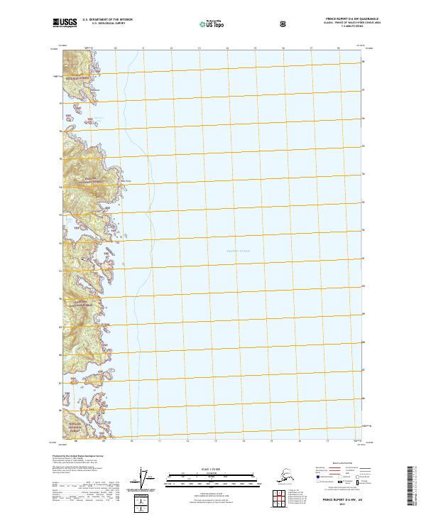 USGS Topographic Map – Prince Rupert D-6 NW