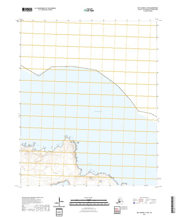 USGS Topographic Map – Rat Islands A-2 NW