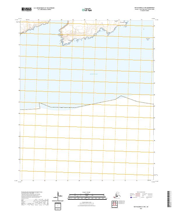 USGS Topographic Map – Rat Islands A-2 SW