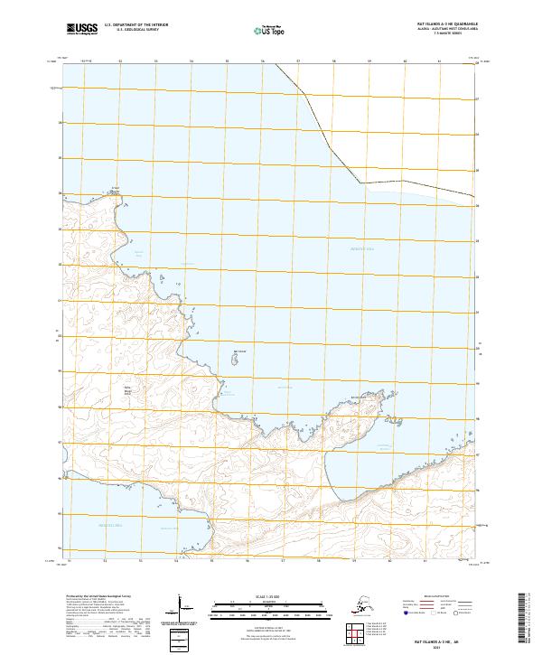 USGS Topographic Map – Rat Islands A-3 NE