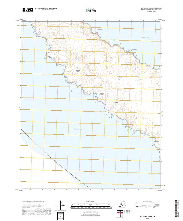 USGS Topographic Map – Rat Islands A-3 NW