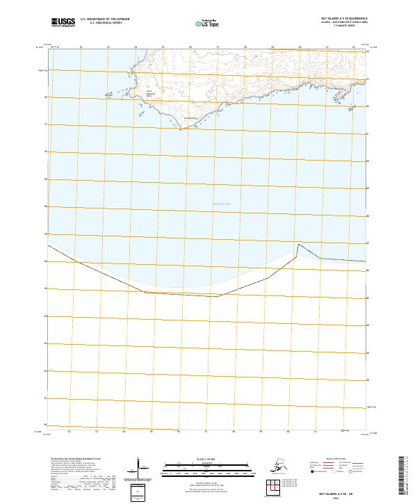 USGS Topographic Map – Rat Islands A-3 SE