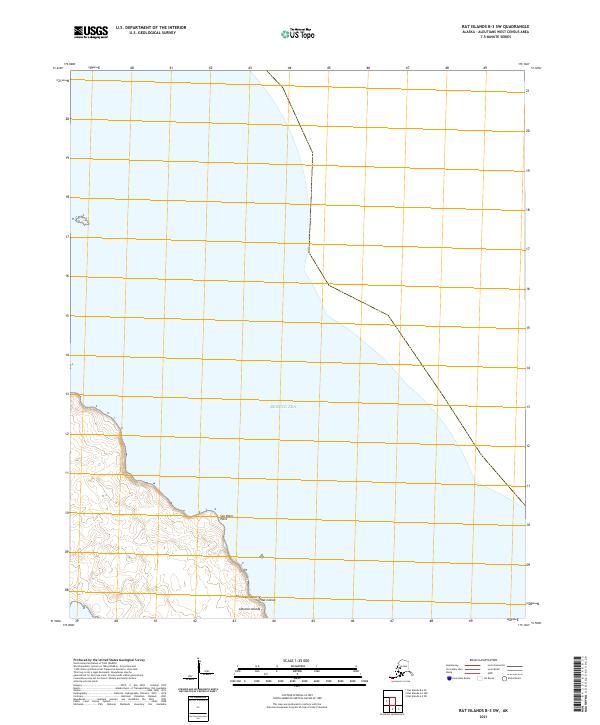 USGS Topographic Map – Rat Islands B-3 SW