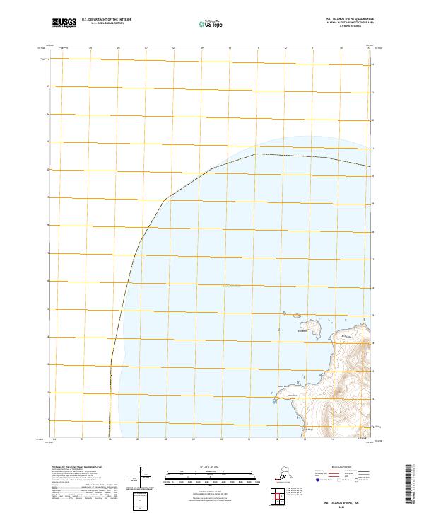 USGS Topographic Map – Rat Islands B-5 NE