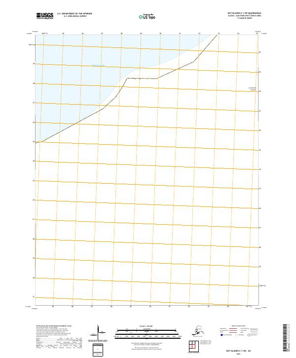 USGS Topographic Map – Rat Islands C-1 SW