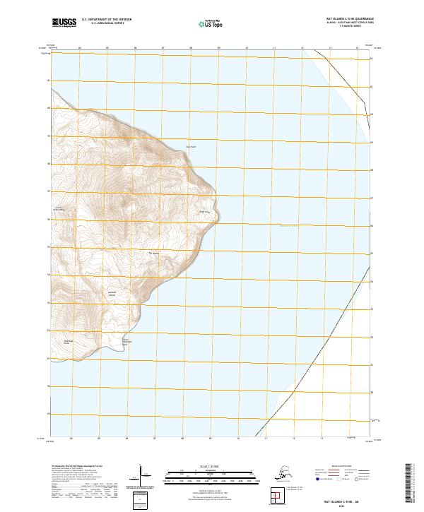 USGS Topographic Map – Rat Islands C-5 NE
