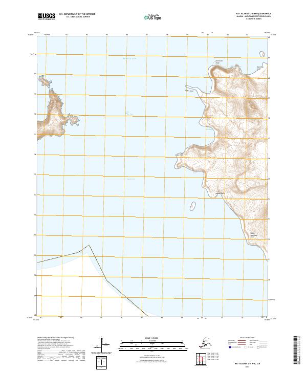 USGS Topographic Map – Rat Islands C-5 NW