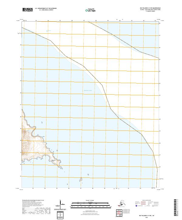 USGS Topographic Map – Rat Islands C-5 SW