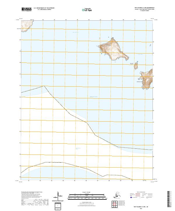 USGS Topographic Map – Rat Islands C-6 NE