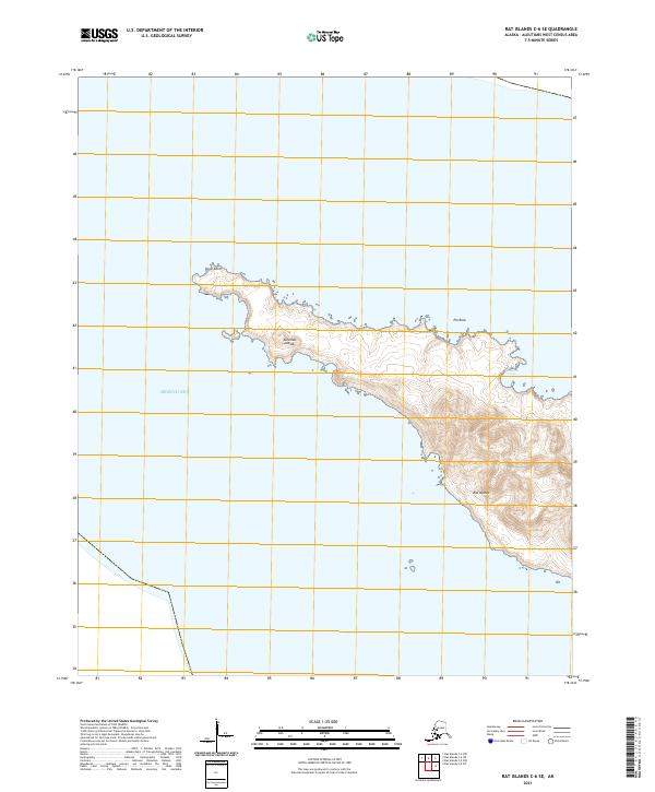 USGS Topographic Map – Rat Islands C-6 SE