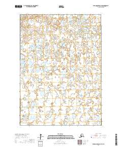 2017 Map of Russian Mission A-4 SW, 2017 Print