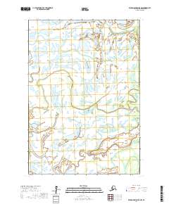 2017 Map of Russian Mission B-5 NW, 2017 Print