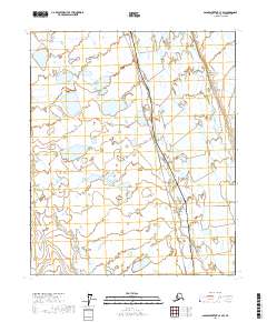 2017 Map of Sagavanirktok C-3 SW, 2017 Print