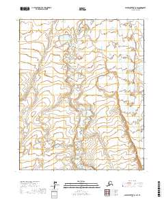 2017 Map of Sagavanirktok D-1 SW, 2017 Print