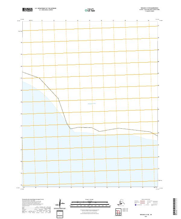 2021 Map of Seguam C-5 NE, 2021 Print