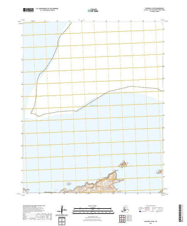 USGS Topographic Map – Seguam C-6 NW