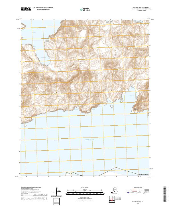 USGS Topographic Map – Seguam C-6 SE