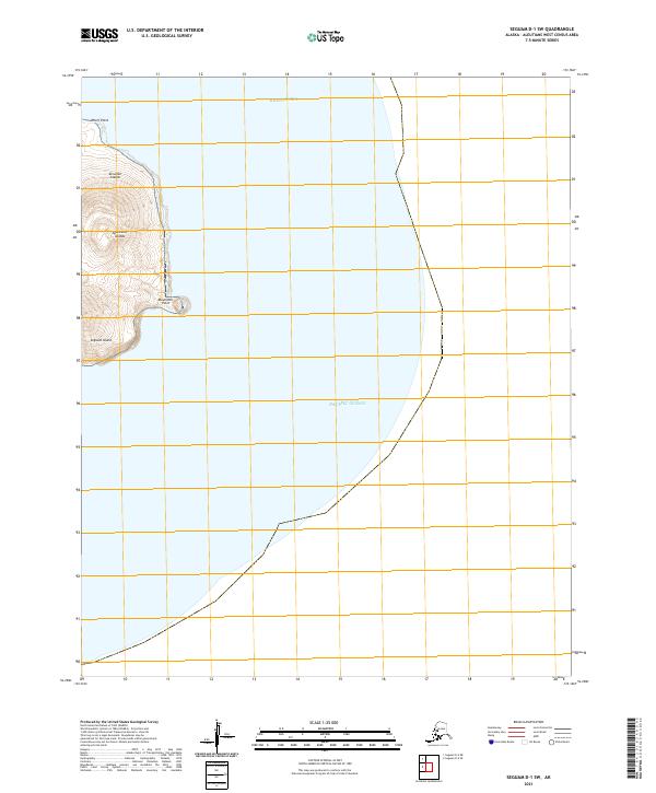 USGS Topographic Map – Seguam D-1 SW