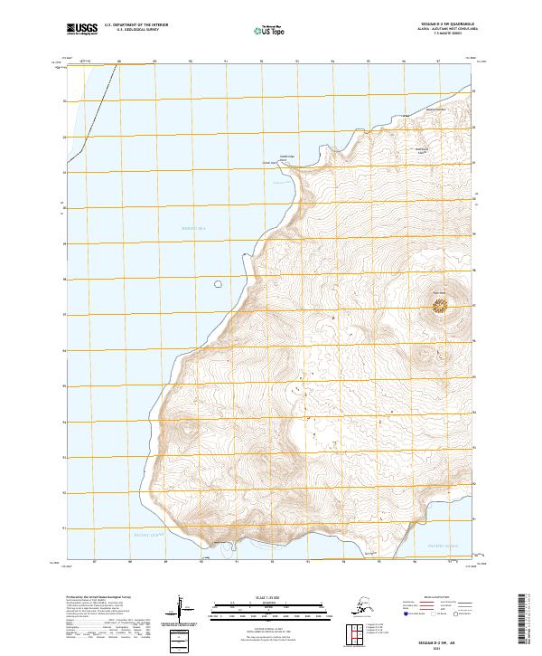 USGS Topographic Map – Seguam D-2 SW