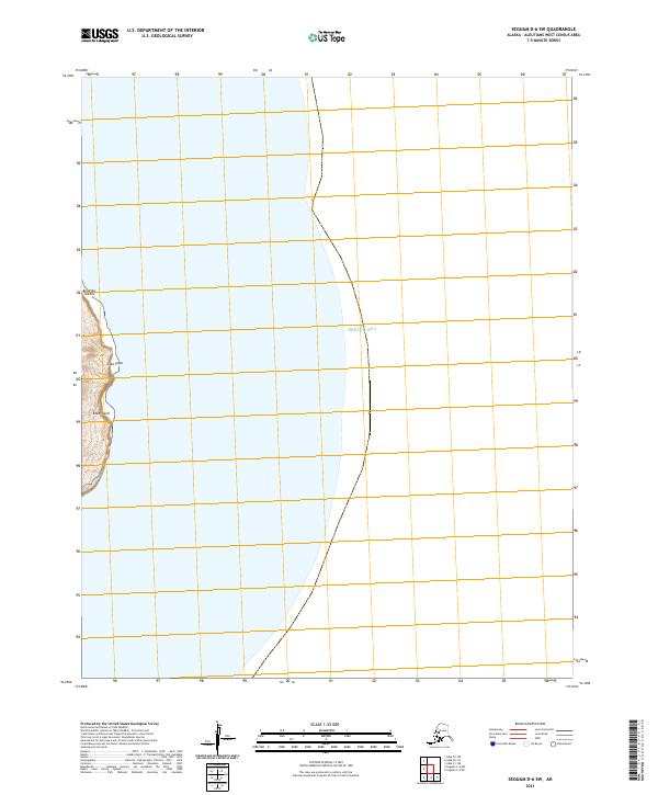 USGS Topographic Map – Seguam D-6 SW