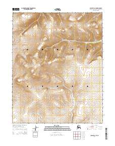 2014 Map of Selawik A-2 SE, 2014 Print
