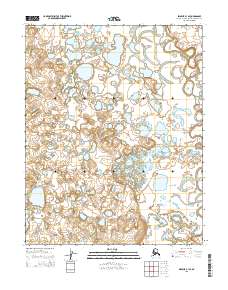 2015 Map of Selawik B-1 SE, 2015 Print