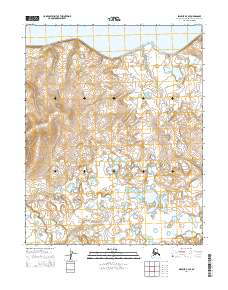 2014 Map of Selawik B-4 SE, 2014 Print
