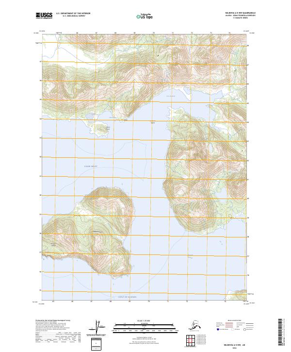 USGS Topographic Map – Seldovia A-5 NW