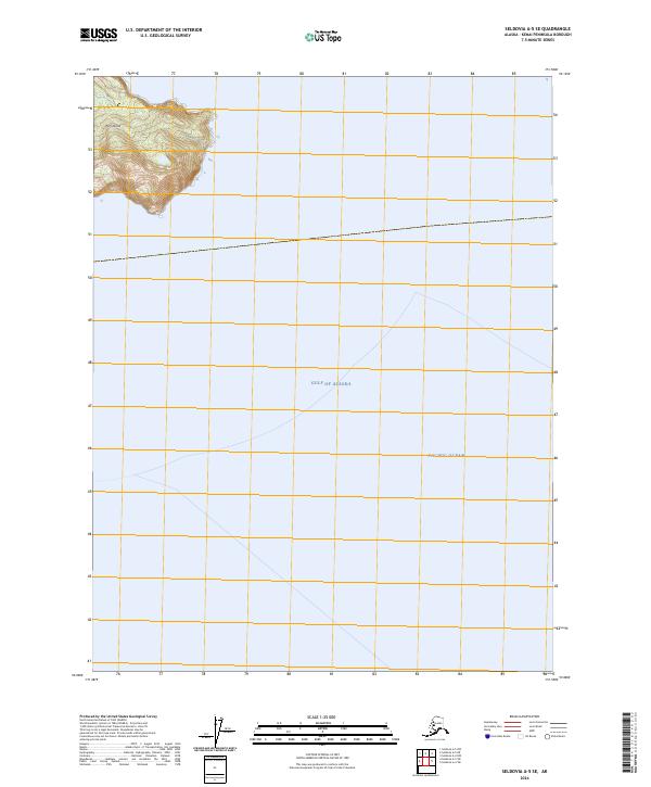 USGS Topographic Map – Seldovia A-5 SE