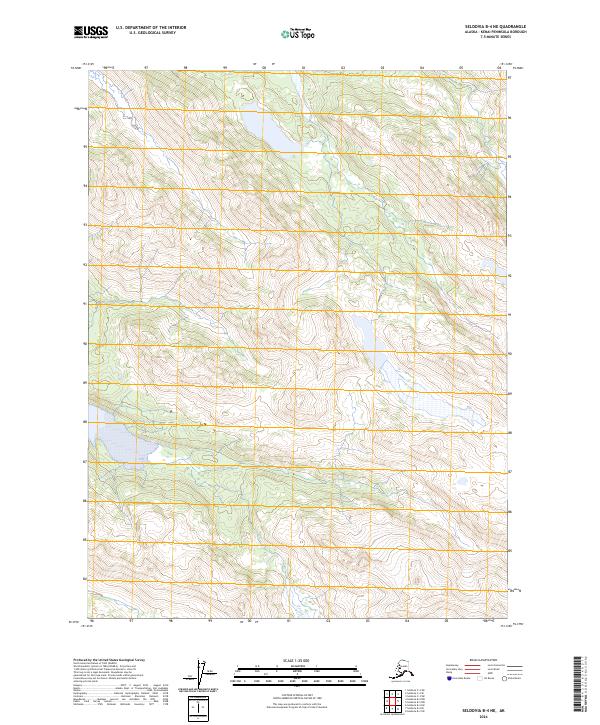2024 Map of Seldovia B-4 NE, 2024 Print