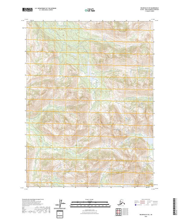 USGS Topographic Map – Seldovia B-5 SE