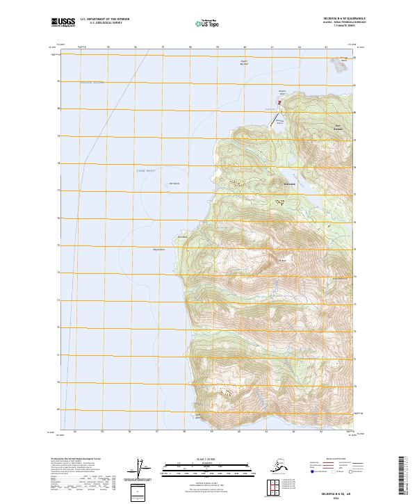 USGS Topographic Map – Seldovia B-6 SE