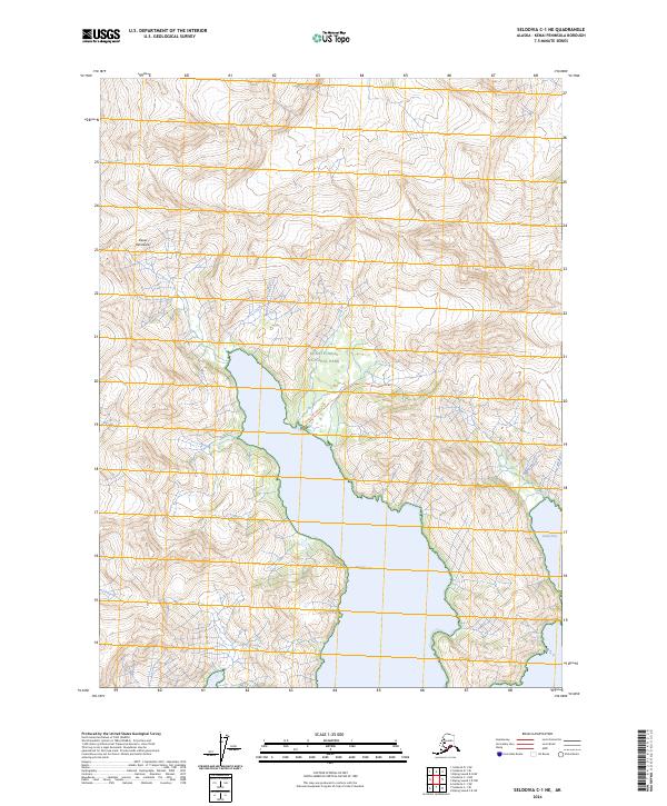 USGS Topographic Map – Seldovia C-1 NE