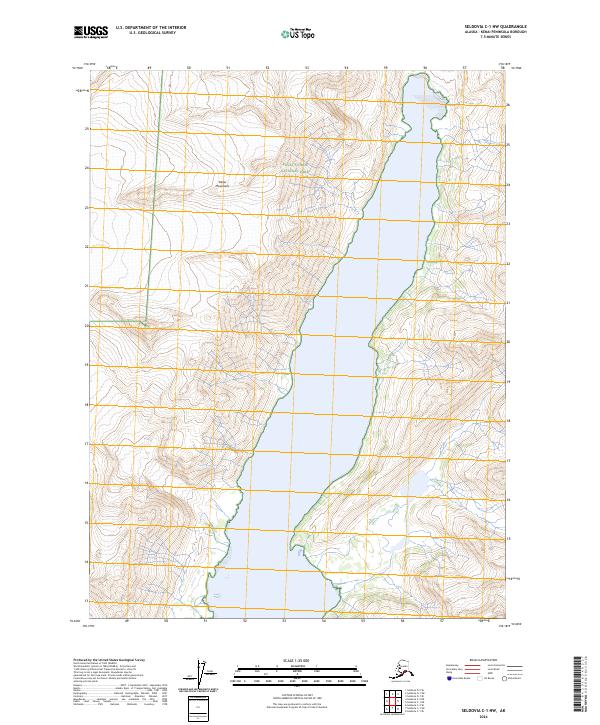 2024 Map of Seldovia C-1 NW, 2024 Print
