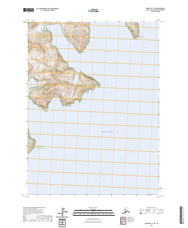 USGS Topographic Map – Seldovia C-1 SE
