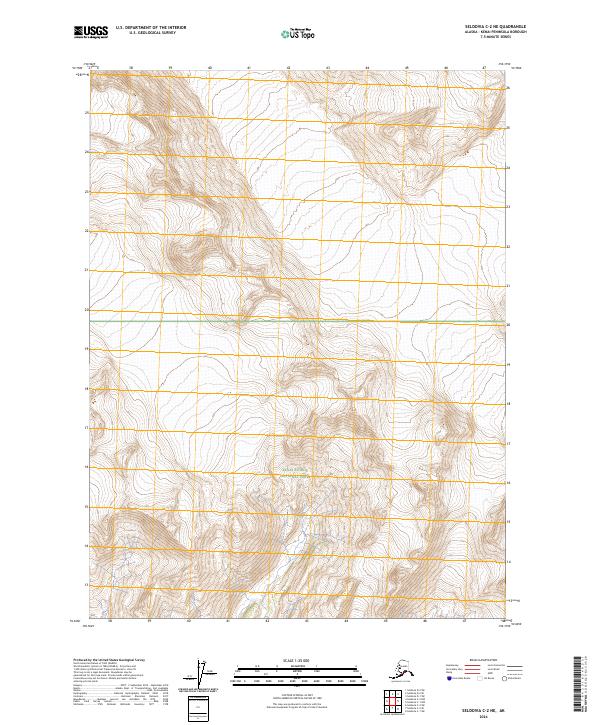USGS Topographic Map – Seldovia C-2 NE