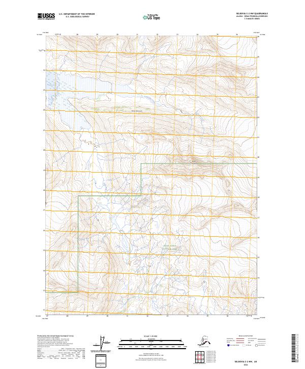 USGS Topographic Map – Seldovia C-2 NW