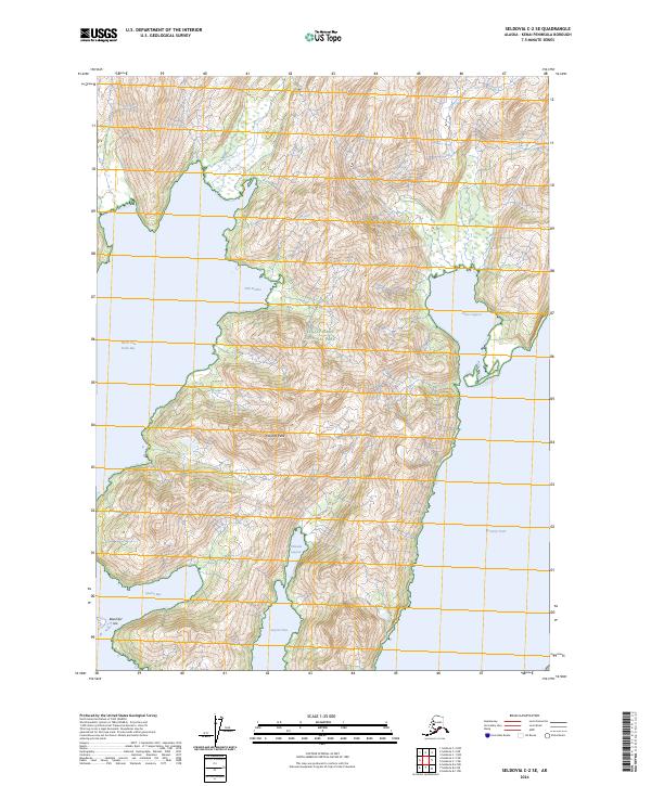 USGS Topographic Map – Seldovia C-2 SE