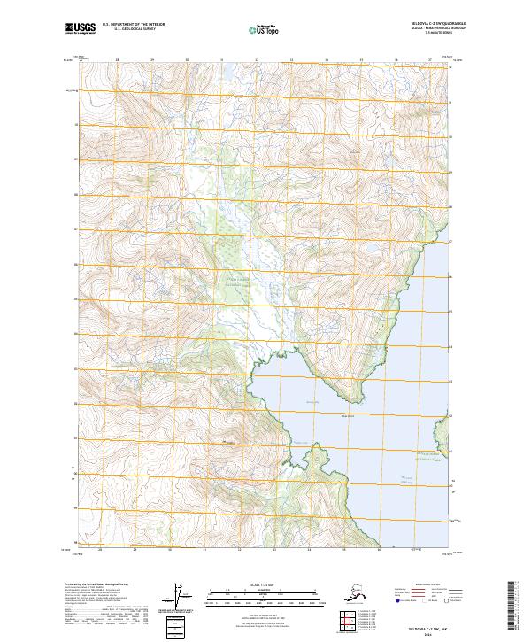 USGS Topographic Map – Seldovia C-2 SW