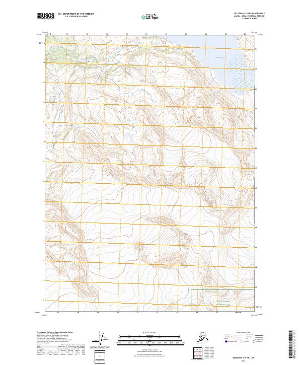 USGS Topographic Map – Seldovia C-3 NE