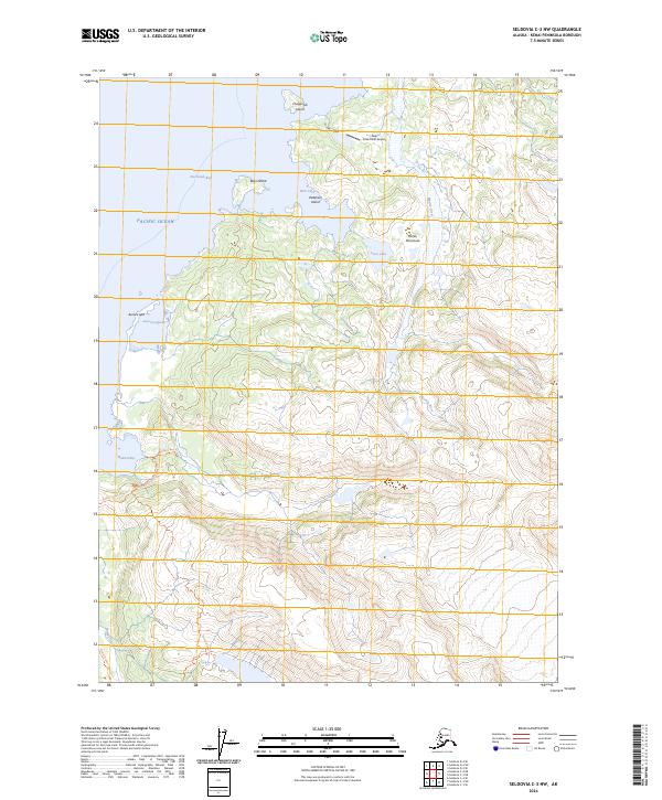 USGS Topographic Map – Seldovia C-3 NW